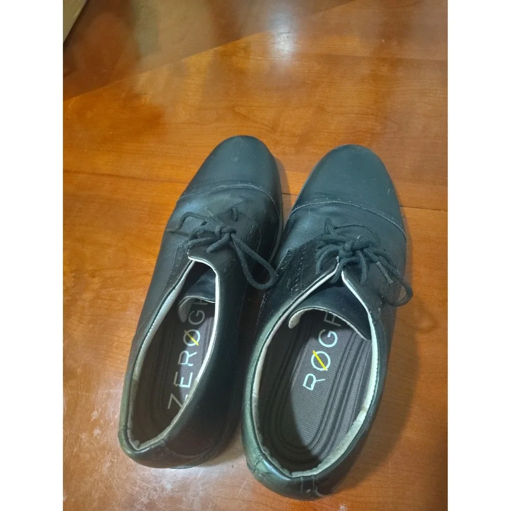 Cole Haan Zerogrand Mens Black Leather Cap Toe Oxford Dress‎ Shoes SRM1020 ,